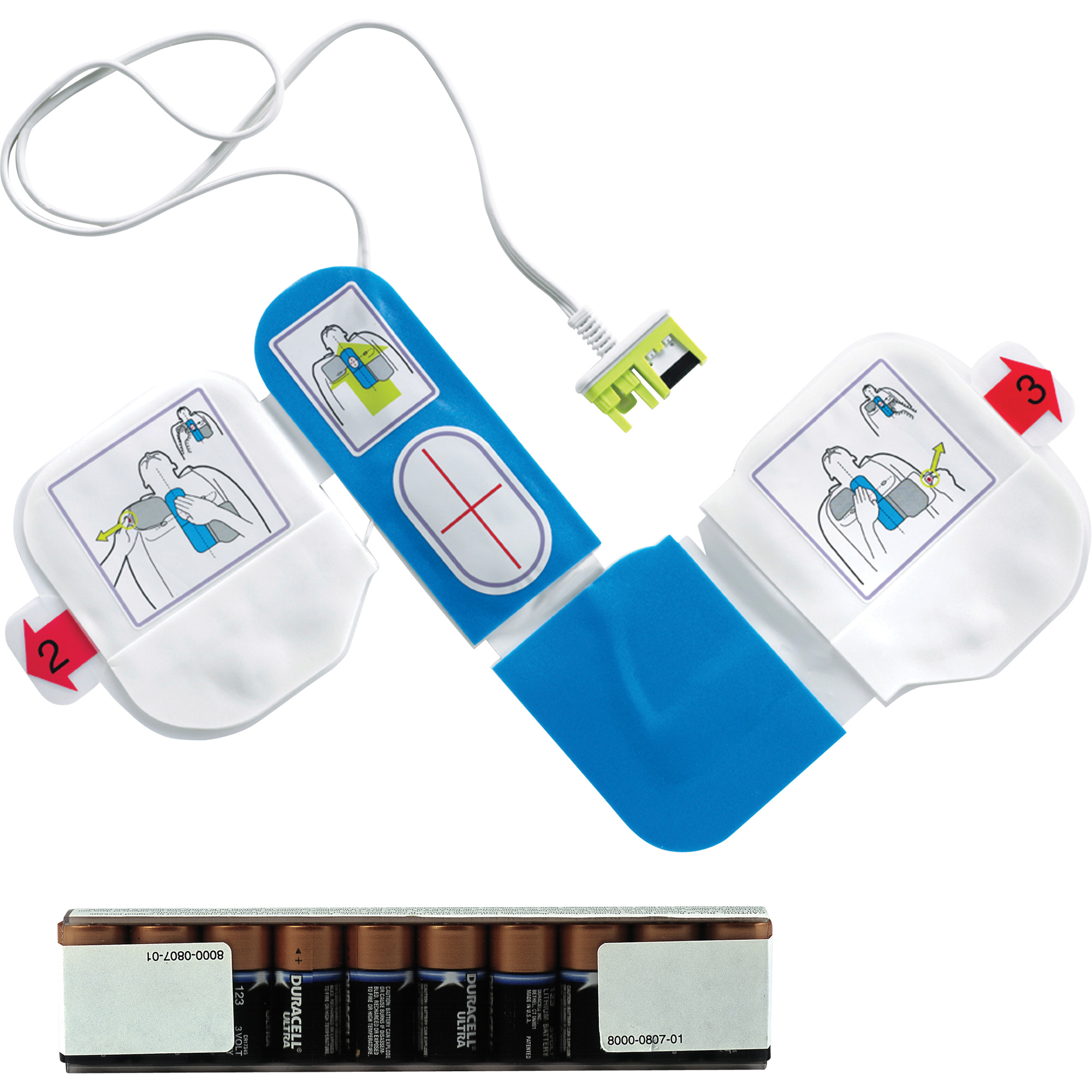 Ensemble de bloc-pile & CPR-D-PadzMD, Zoll AED PlusMD Pour, Classe 4