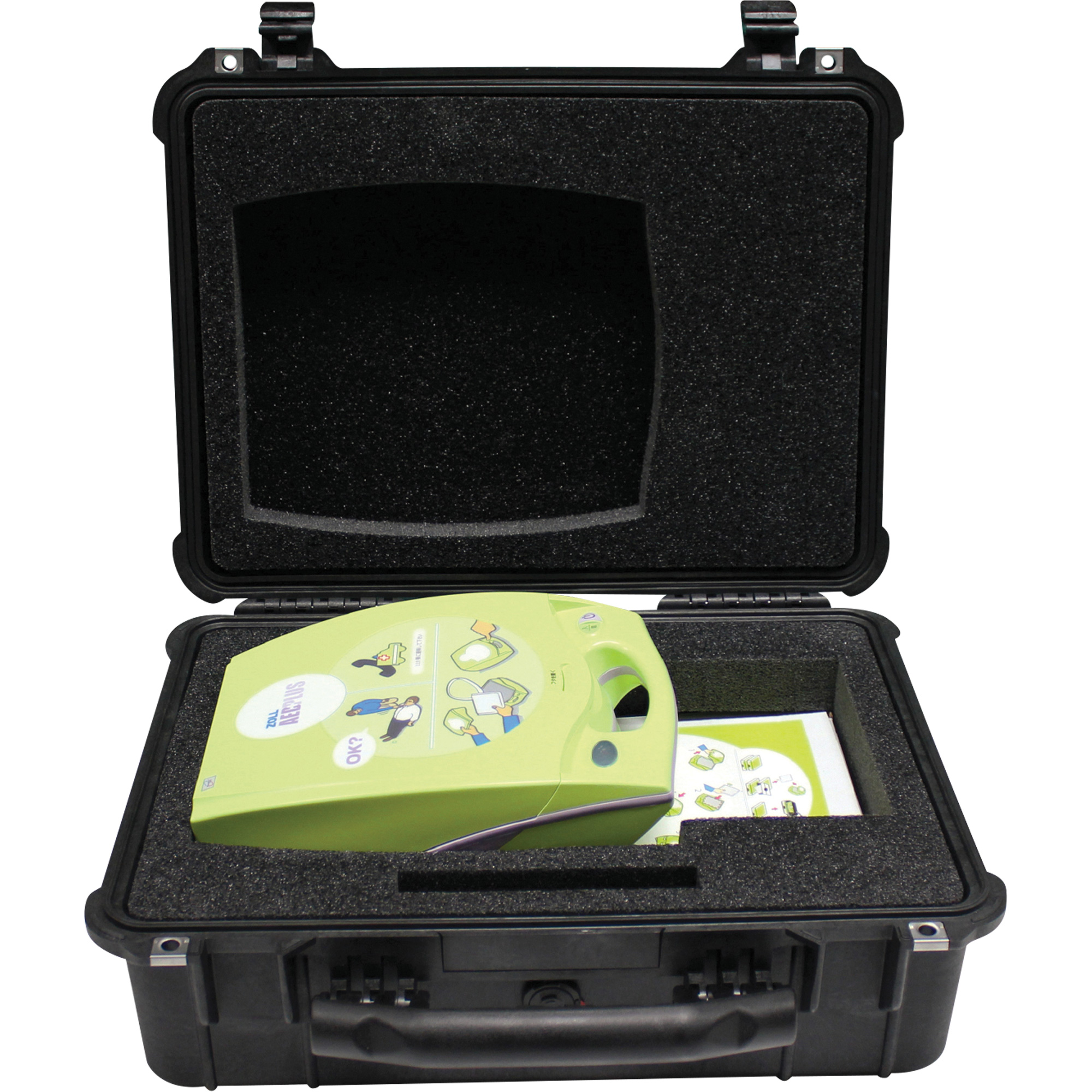 Grande mallette de transport Pelican pour DEA, Zoll AED PlusMD Pour, Non médical