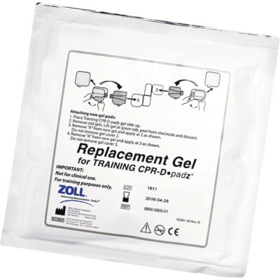 Tampons de gel adhésif de rechange CPR-D-PadzMD pour formation, Zoll AED PlusMD Pour, Non médical