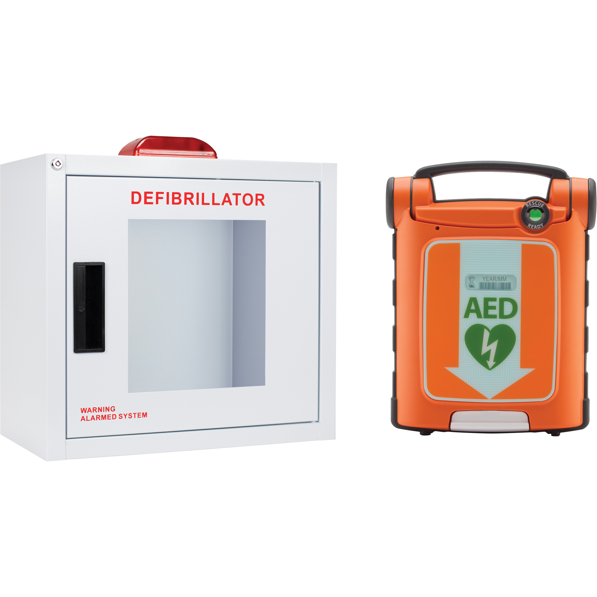 Trousse DEA PowerheartMD G5 avec armoire, Semi-automatique, Bilingue, Classe 3